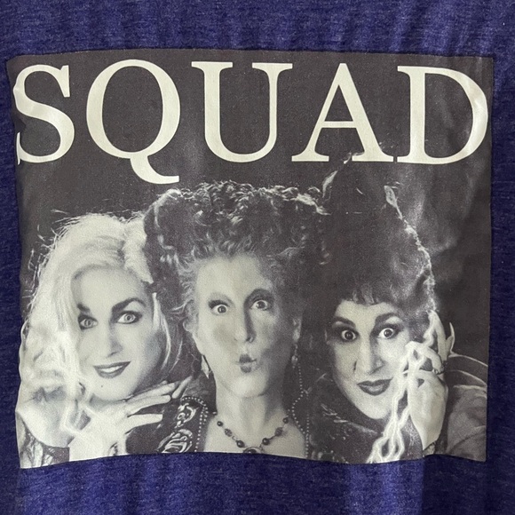 Womens Squad T-Shirt Funny Sanderson Sisters Graphic Tee Top. Size Large. - Picture 2 of 3